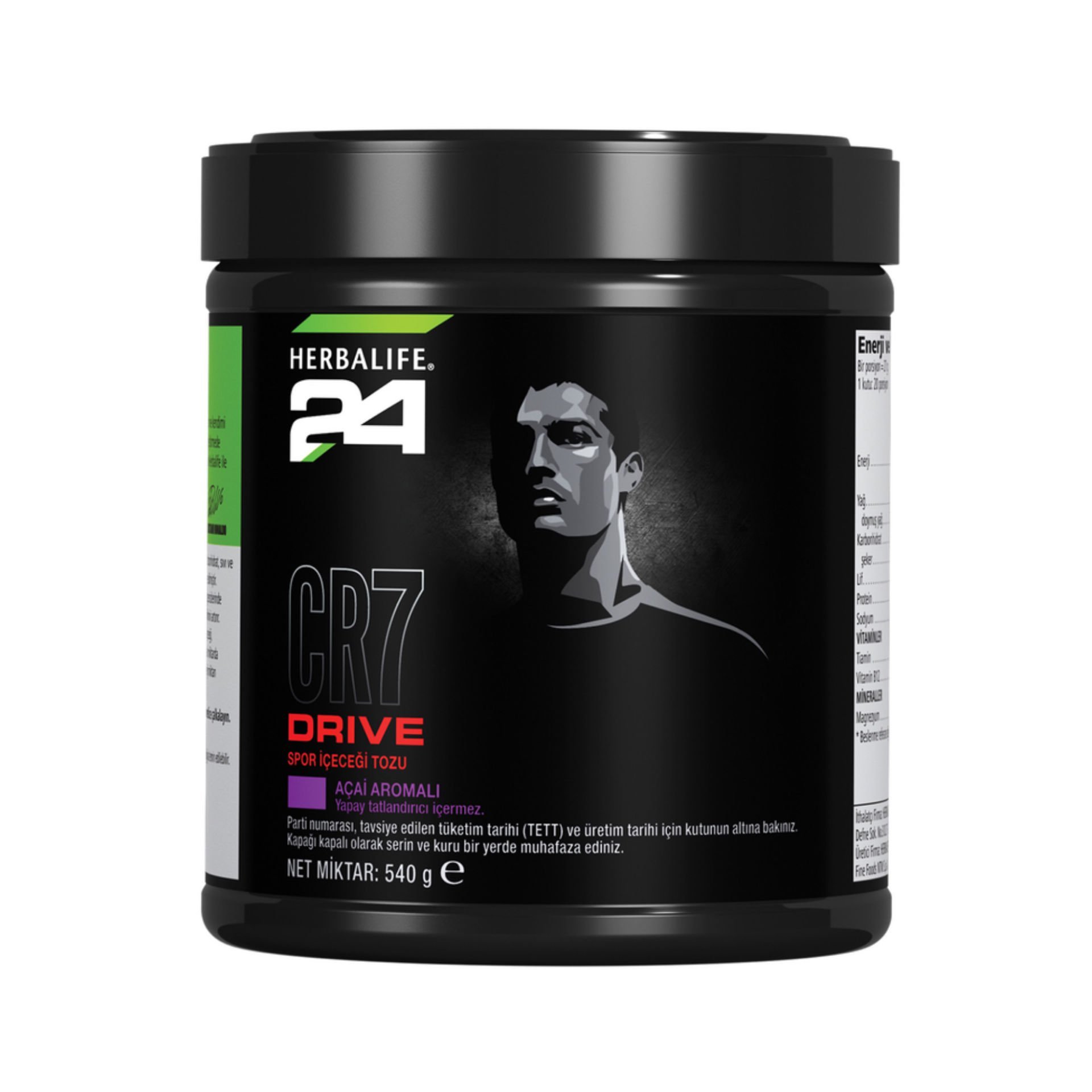 Herbalife CR7 Drive Açai Aromalı 540g Spor İçeceği