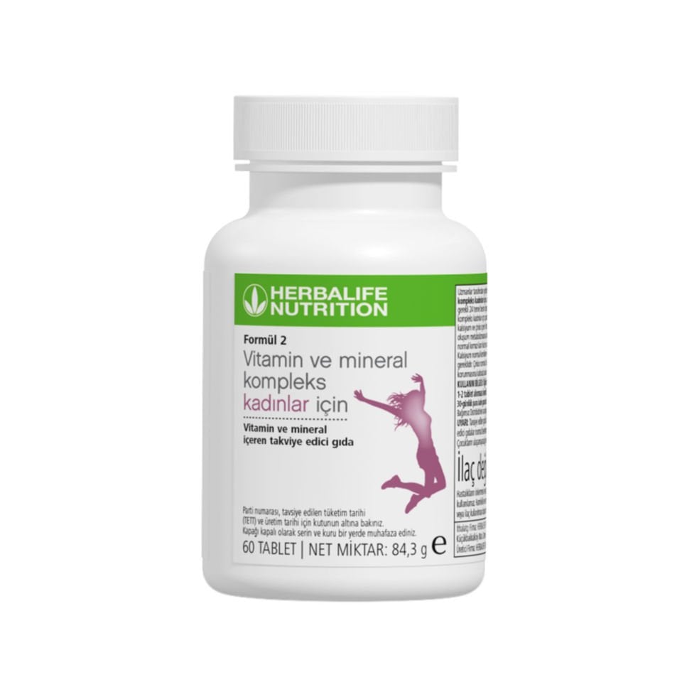 Formül 2 Herbalife Vitamin ve Mineral Kompleks Kadınlar İçin