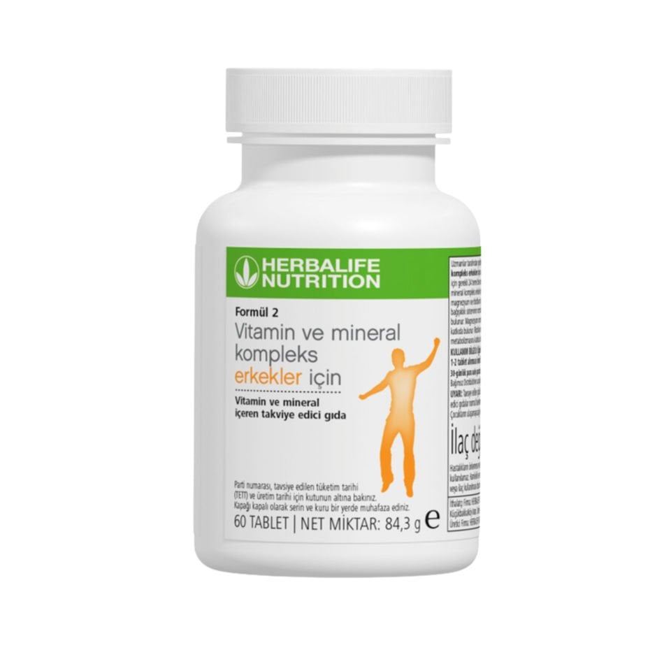 Formül 2 Herbalife Vitamin ve Mineral Kompleks Erkekler İçin