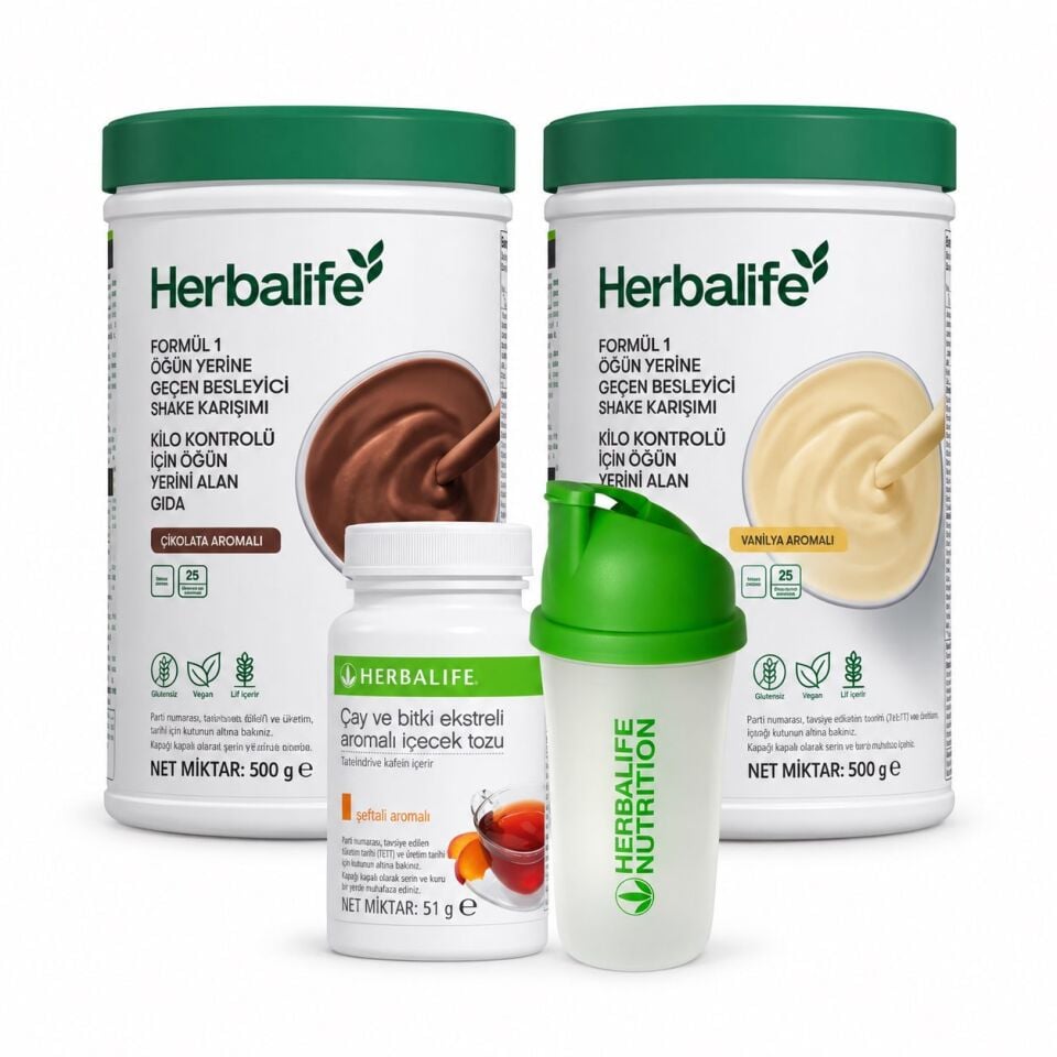 Temel Set + Shaker Hediye (Aşağı Kilo Kontrolü)
