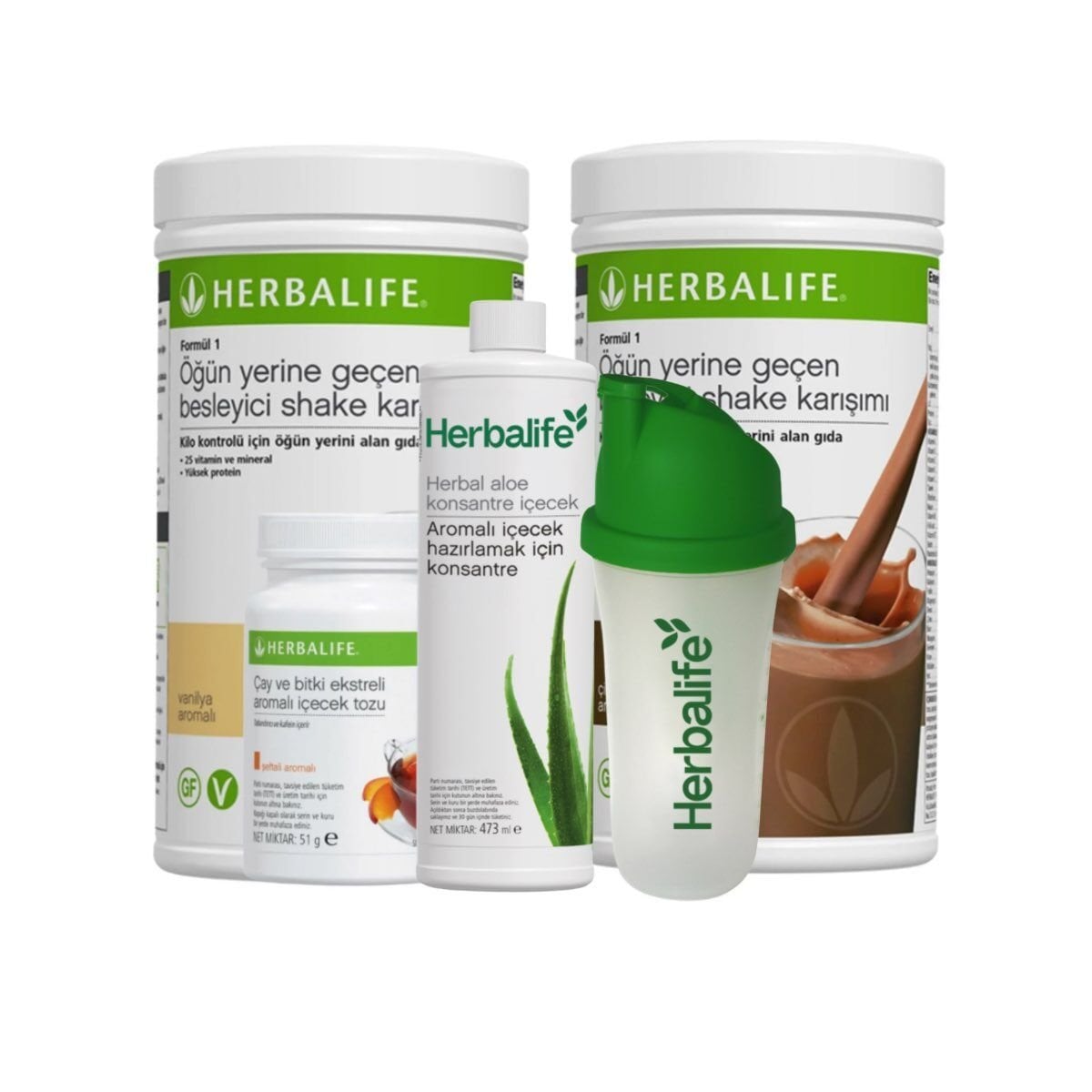 Herbalife Aşağı Kilo Kontrol Seti (Bronz Set)