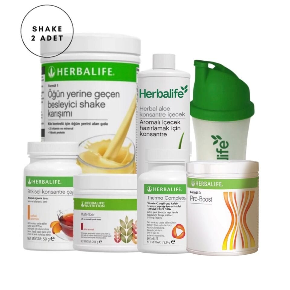 Platinum Set + Shaker Hediye (Aşağı Kilo Kontol)