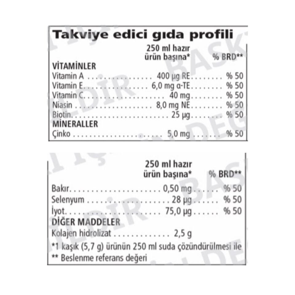 Herbalife Collagen Drink Powder Çilek & Limon Aromalı 171 g