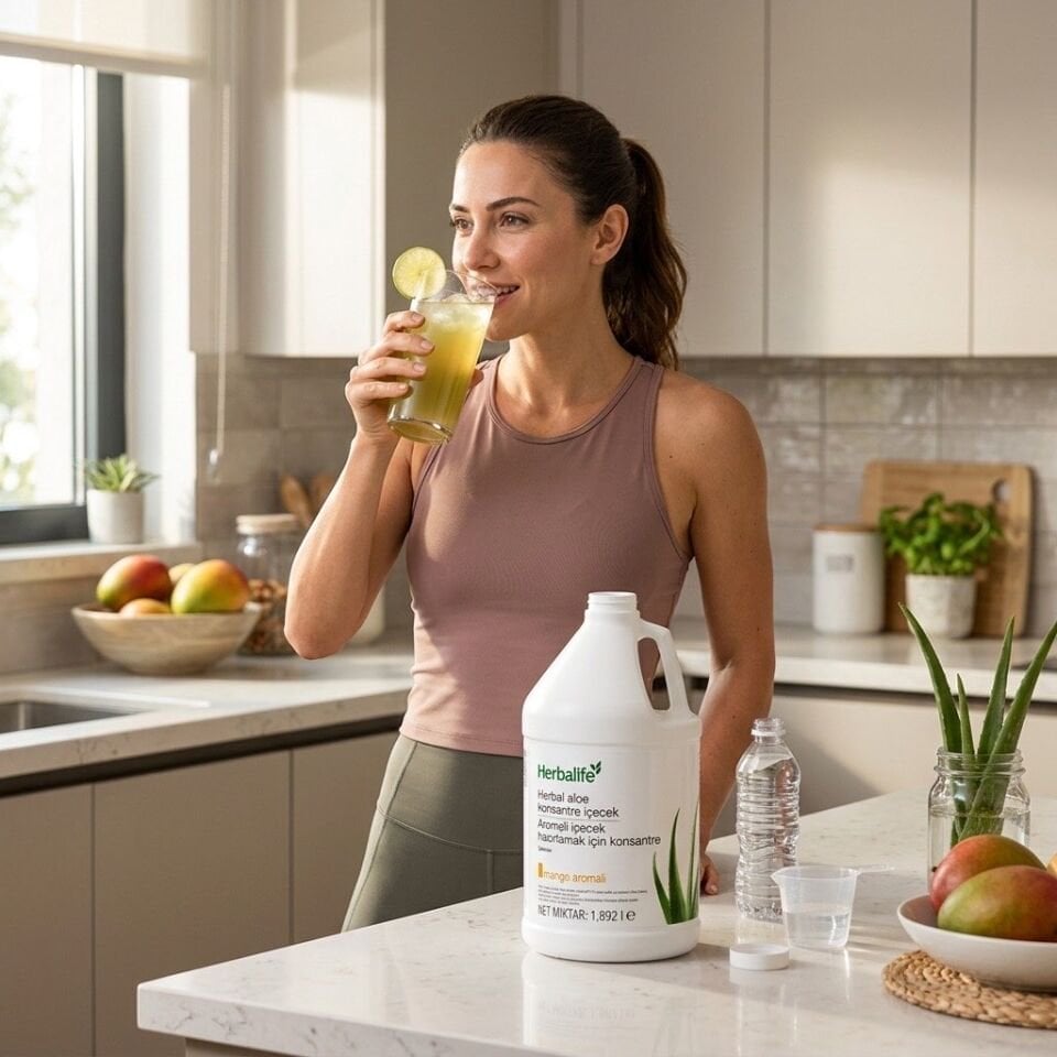 Herbal Aloe Konsantre İçecek Mango Aromalı 1,892 L
